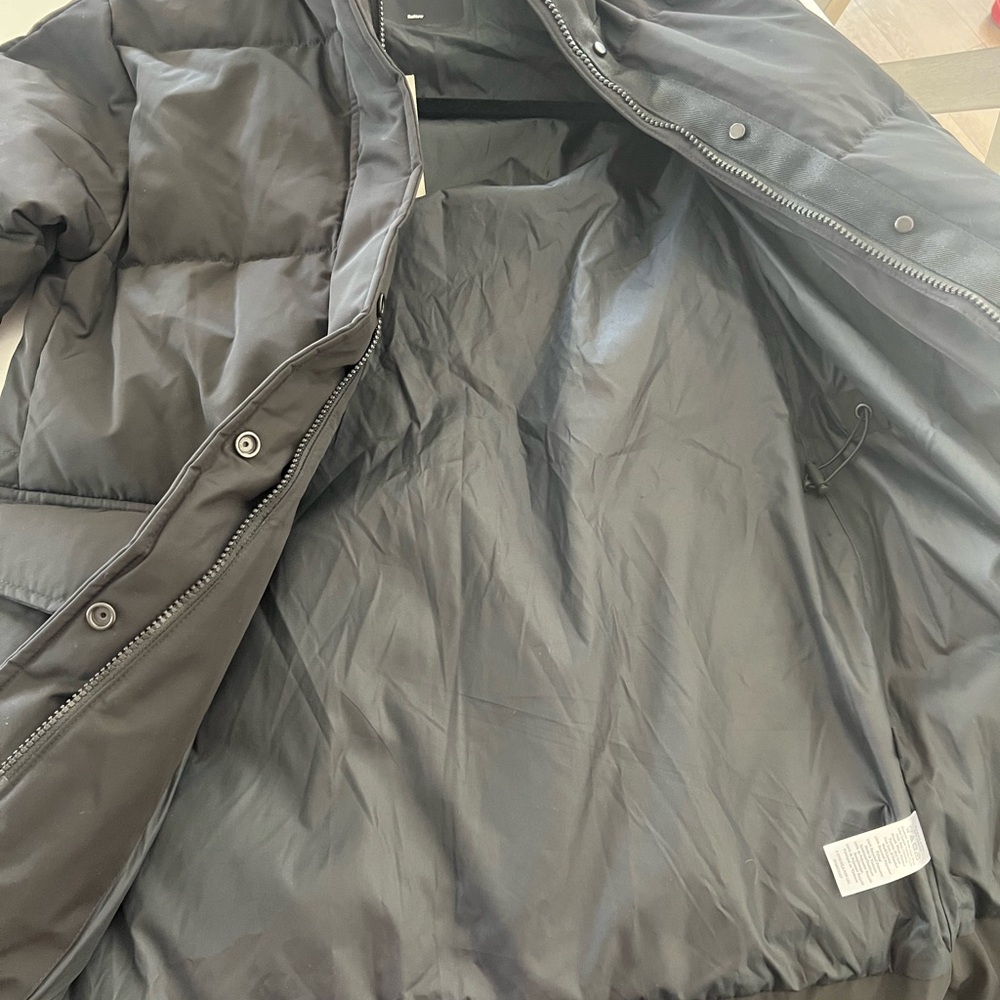 Everlane ReNew Long Puffer Jacket XXS Black - Picture 5 of 10